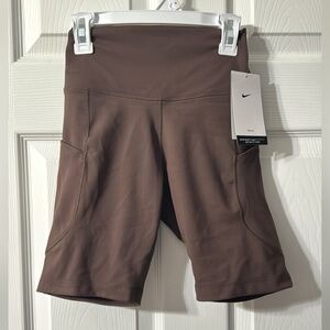 Nike Women's Chocolate Brown Bike Shorts